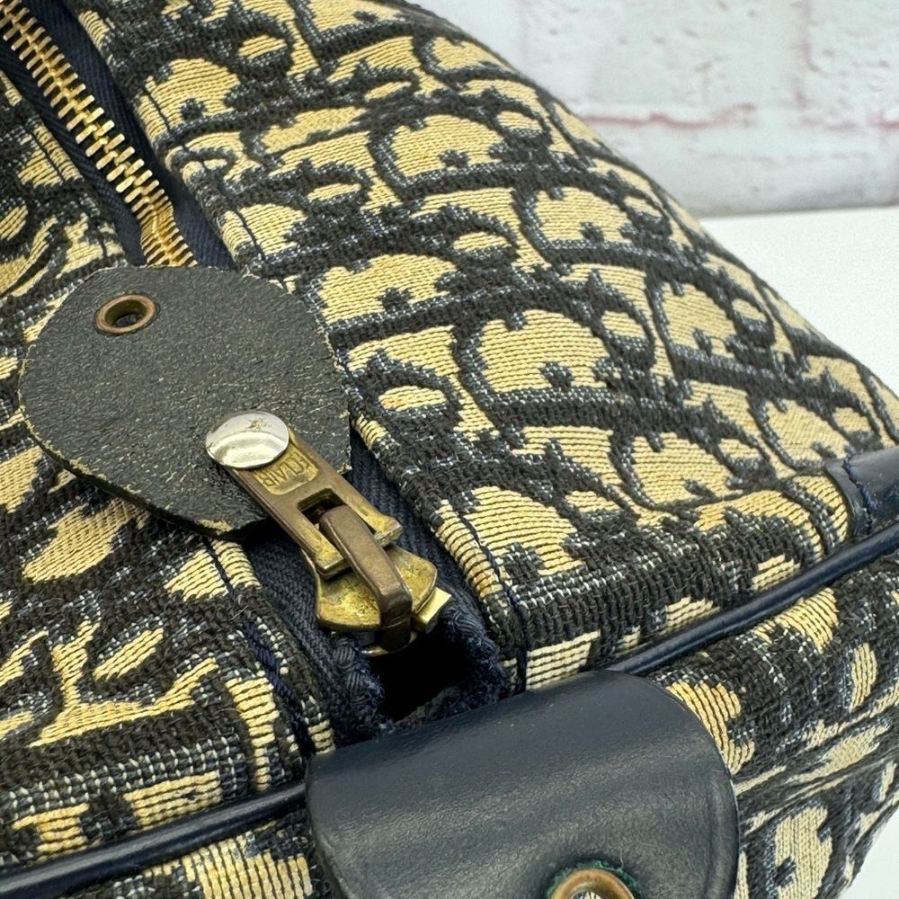 VINTAGE CHRISTIAN DIOR TROTTER BOSTON WEEKENDER BAG - Picture 7 of 14